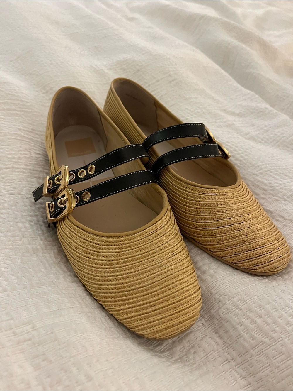 Dolce Vita Baylee Ballet Flats Natural Raffia